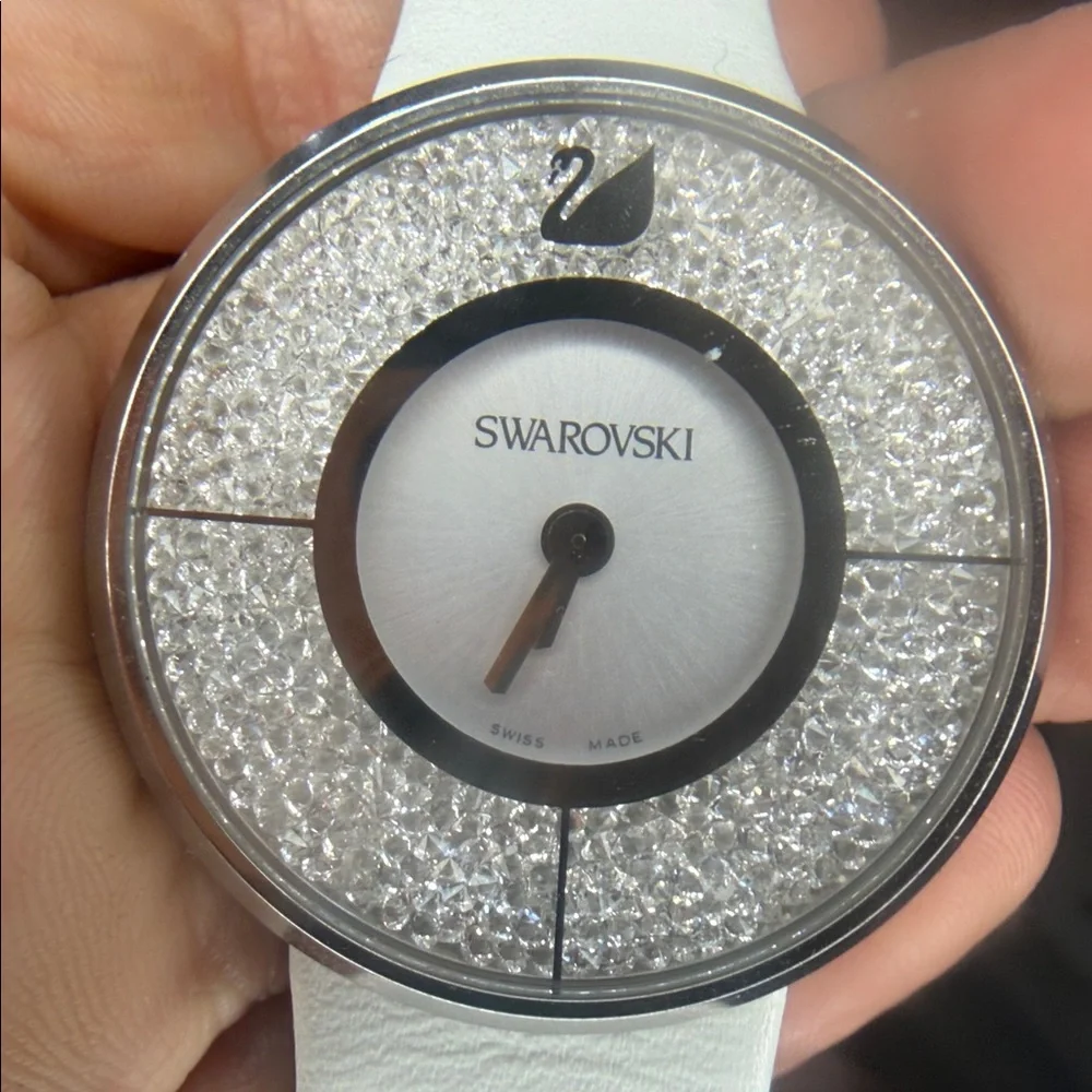 Swarovski Crystalline Watch Swarovski Silver‎ and White Crystal Watch